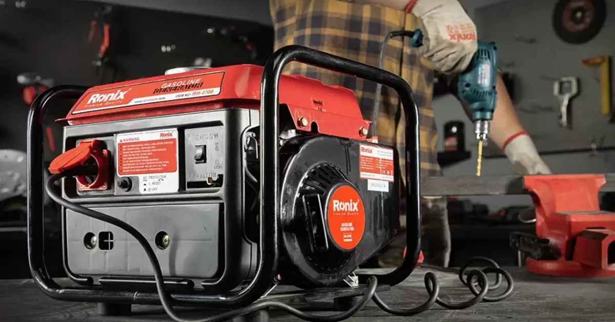 آموزش راه اندازی و روشن کردن موتور برق بنزینی