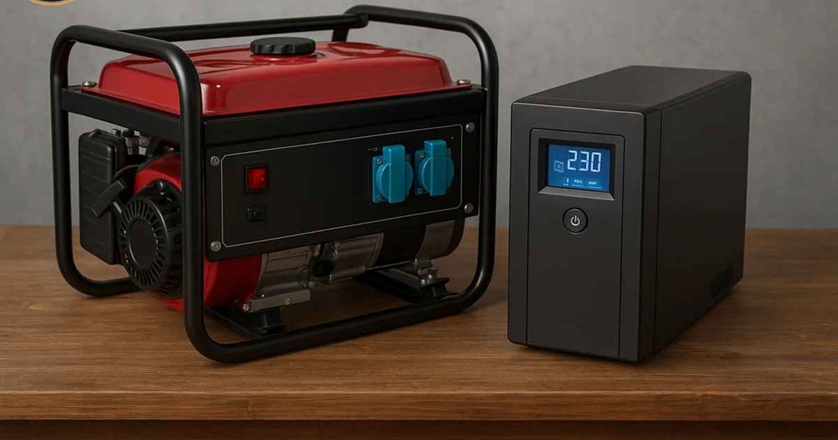 آلودگی محیطی یکی دیگر از تفاوت موتور برق و یو پی اس است.